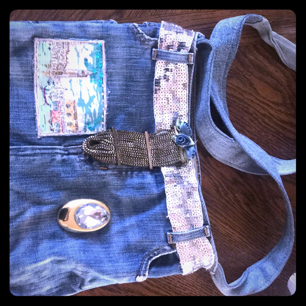 Denim purse